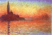 Claude Monet San Giorgio Maggiore at Dusk oil painting